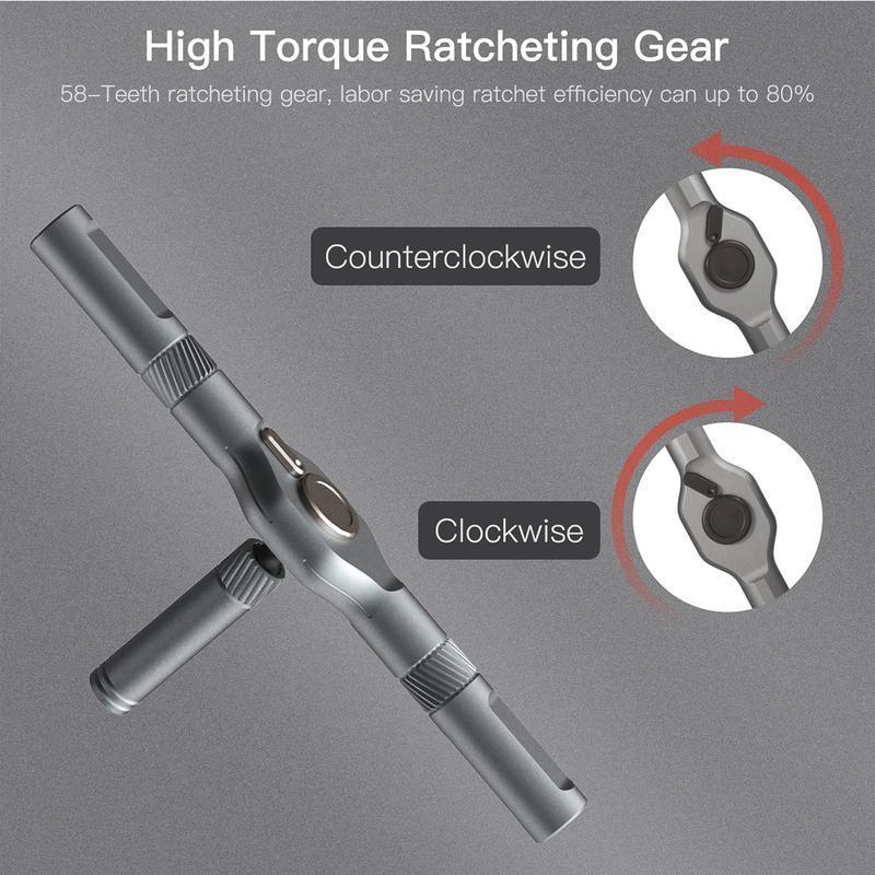 Compact 24-in-1 Magnetic Screwdriver Kit
