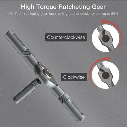 Compact 24-in-1 Magnetic Screwdriver Kit