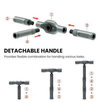 Compact 24-in-1 Magnetic Screwdriver Kit