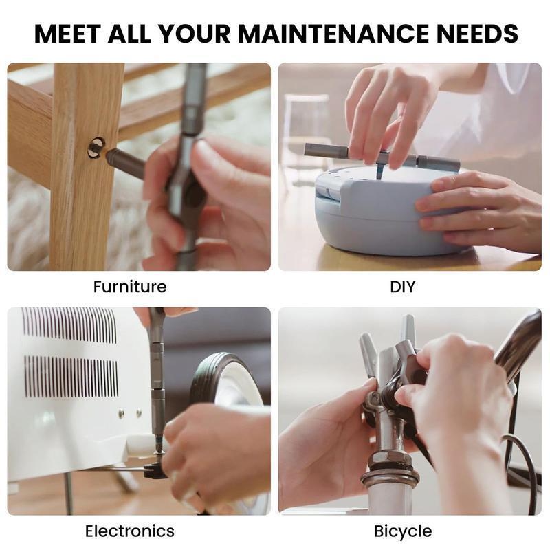 Compact 24-in-1 Magnetic Screwdriver Kit