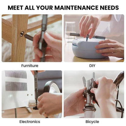 Compact 24-in-1 Magnetic Screwdriver Kit