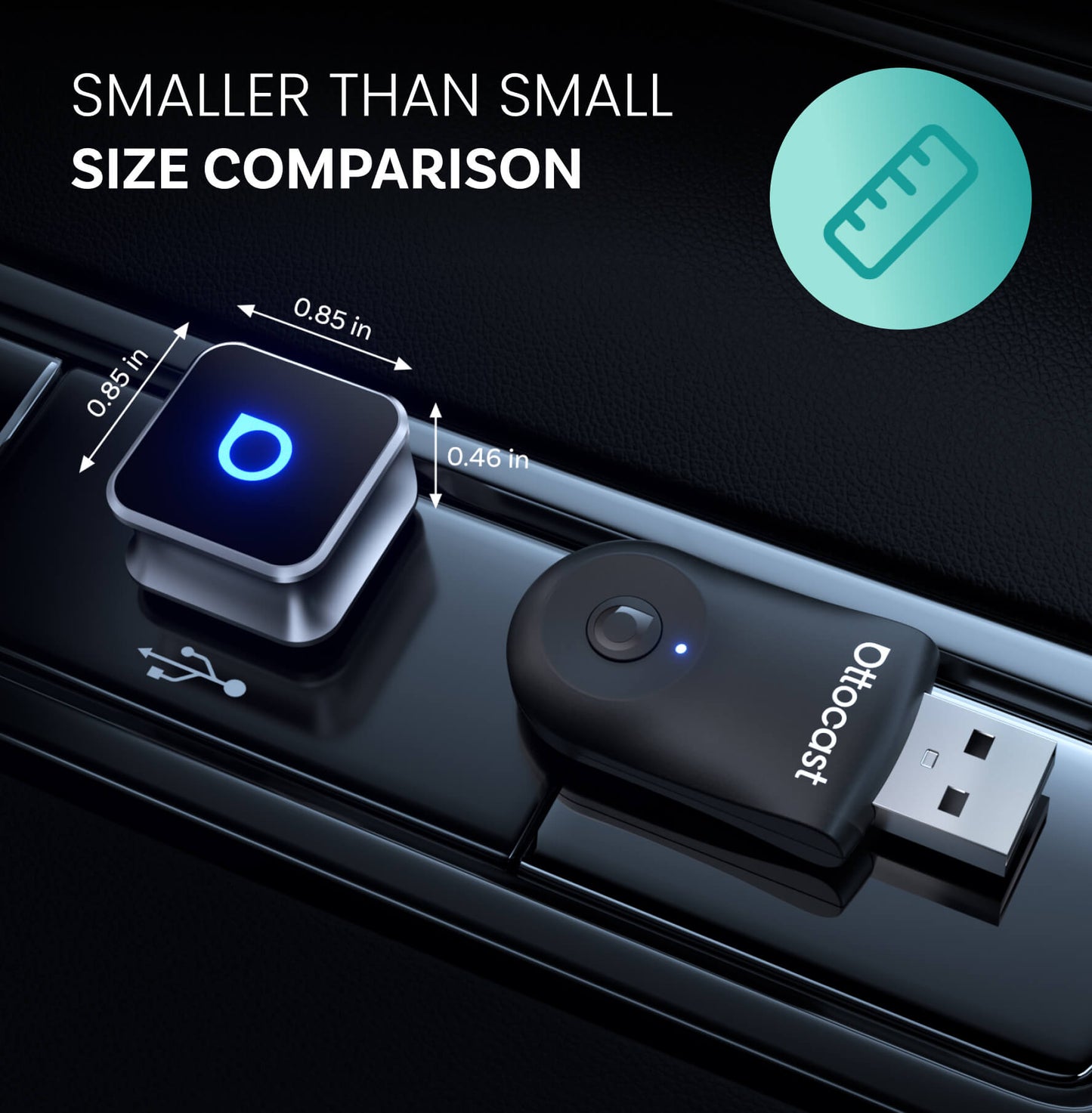 Ottocast Mini 3.0 Ultra Cube wireless CarPlay Android Auto Adapter