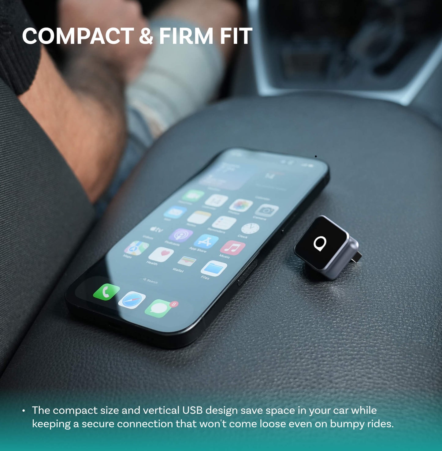 Ottocast Mini 3.0 Ultra Cube wireless CarPlay Android Auto Adapter
